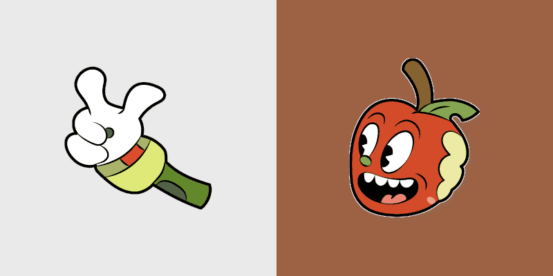 Cuphead Cute Cursor Pack