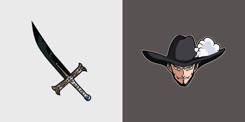 Dracule Mihawk and Yoru