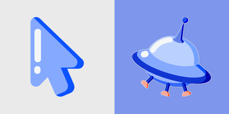 Cute Cursor Galactic Explorer