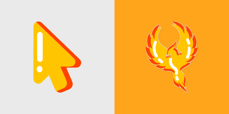 Elegant Phoenix Cursor Pack