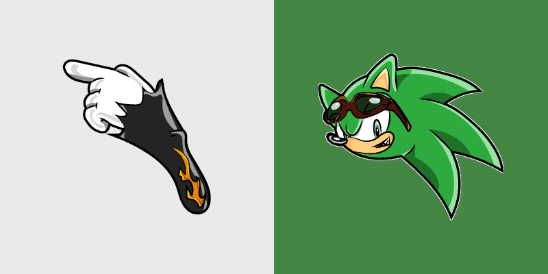 Custom Cursor Pack - Sonic Scourge The Hedgehog