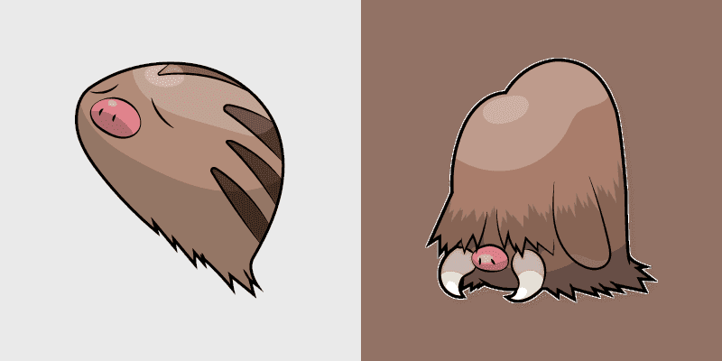 Cute Cursor Pack - Pokemon Swinub and Piloswine