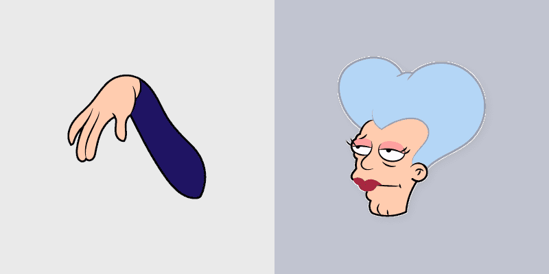 Futurama Carol Miller Cute Cursor Pack