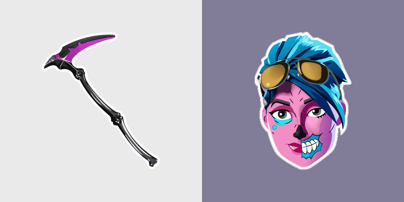 Fortnite Pink Ghoul Trooper Cute Cursor Pack