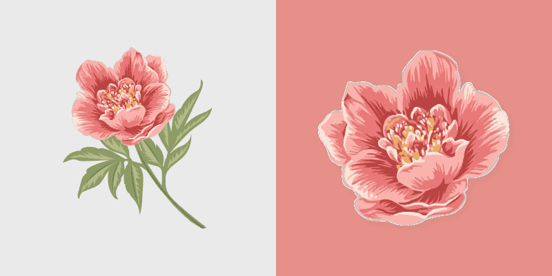 Pink Peonies Custom Cursor Pack