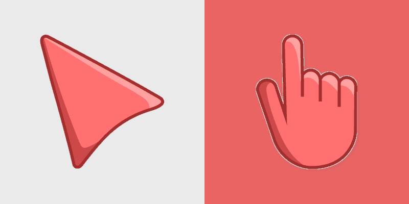 Custom Coral Cursor Delight