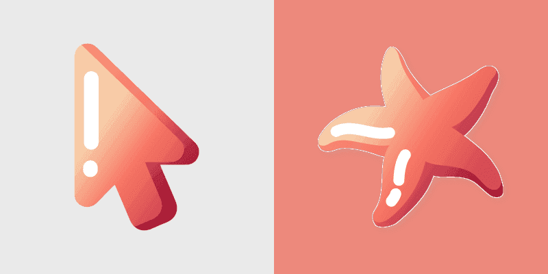 Custom Cursor Starfish
