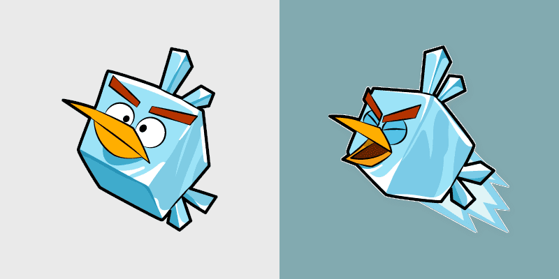 Cute Cursor Pack - Ice Bird