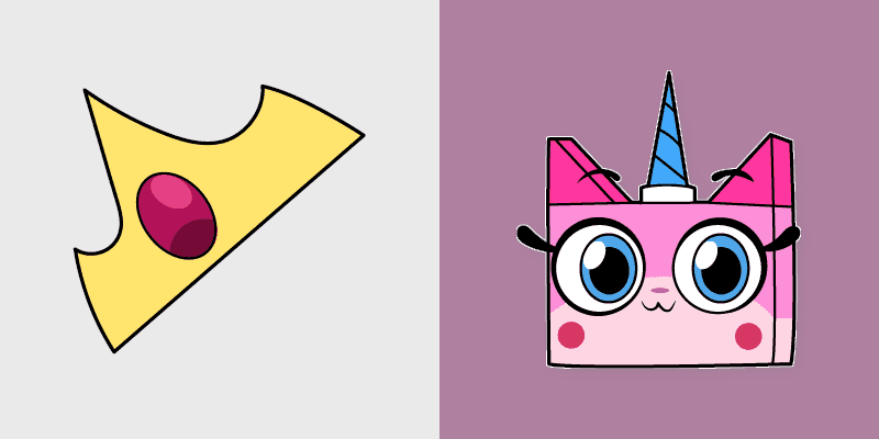 Custom Cute Cursor Pack - Princess Unikitty