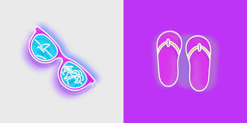 Vibrant Neon