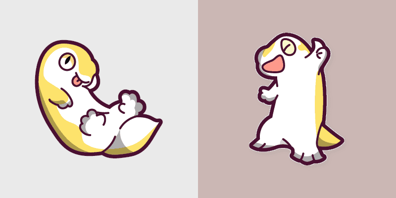 Cute Gecko Cursor Pack