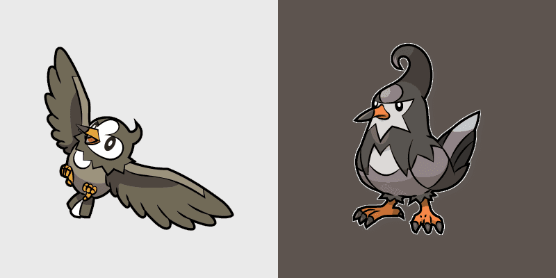 Starly and Staravia