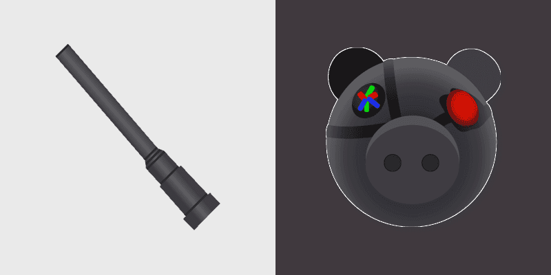 Custom Cursor - Piggy Robby from Roblox