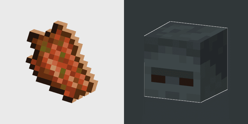 Custom Cursor Pack - Minecraft Bouldering Zombie & Rotten Flesh