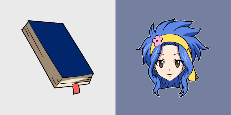 Custom Fairy Tail Levy McGarden Cursor Pack