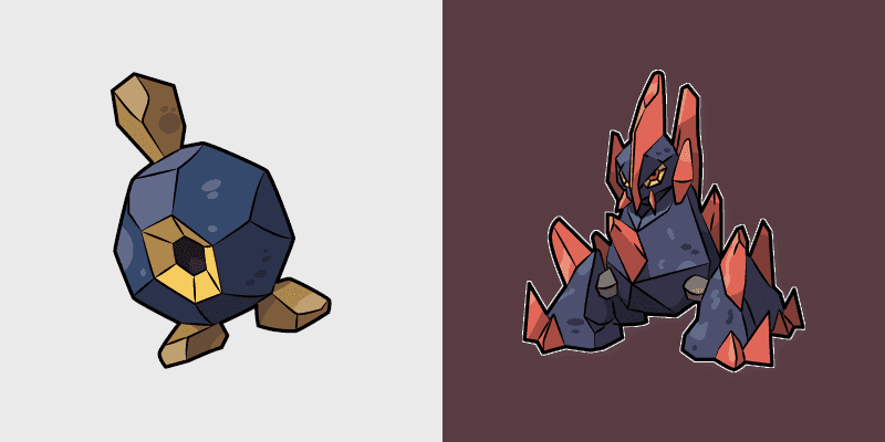Roggenrola & Gigalith Custom Cursor Pack