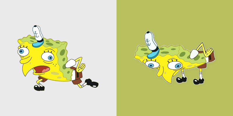 Cute Spongebob Custom Cursor