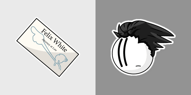 Custom Felix White Cursor Pack