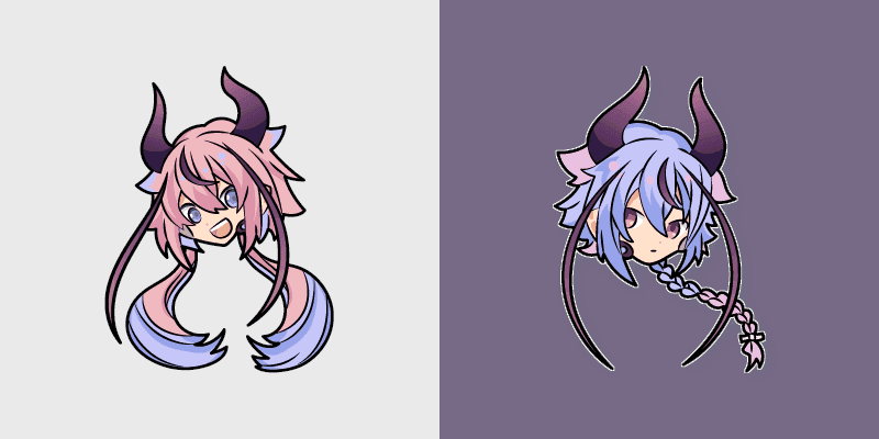 MEIKA Hime & Mikoto Cute Cursor Pack