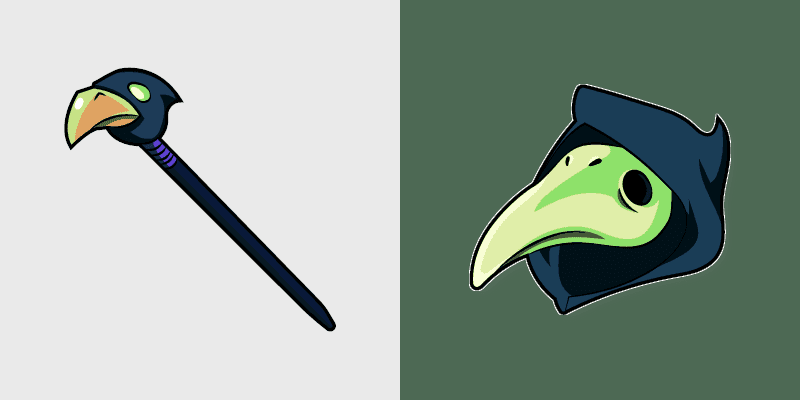 Plague Knight Custom Cursor Pack