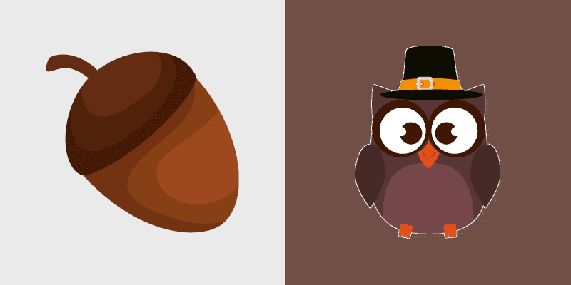 Owl Acorn