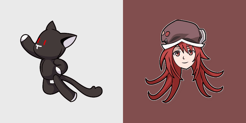 Custom Cursor Pack - The World Ends with You: Shiki Misaki & Mr. Mew