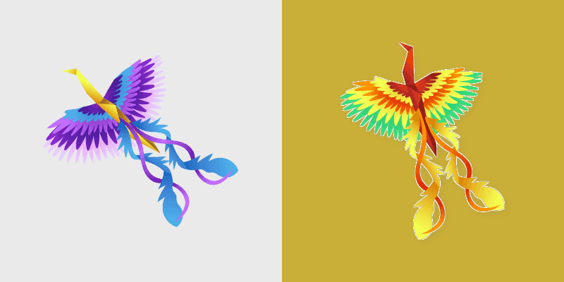 Origami Firebirds