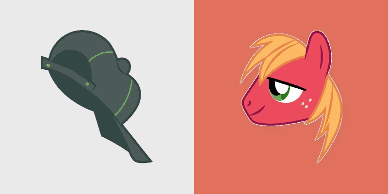 Cute Cursor Pack - My Little Pony Big McIntosh & Cap