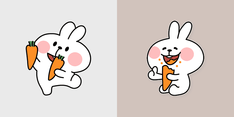 Spoiled Rabbit And Carrot