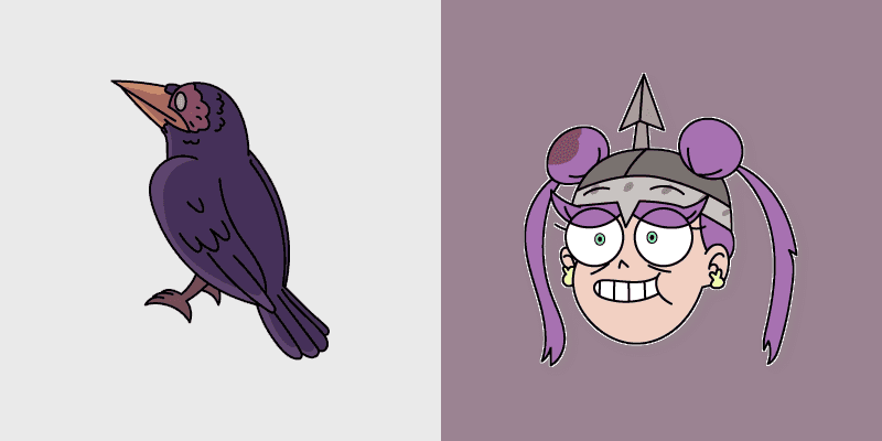 Custom Cursor Pack - Star vs. the Forces of Evil Mina & Raven
