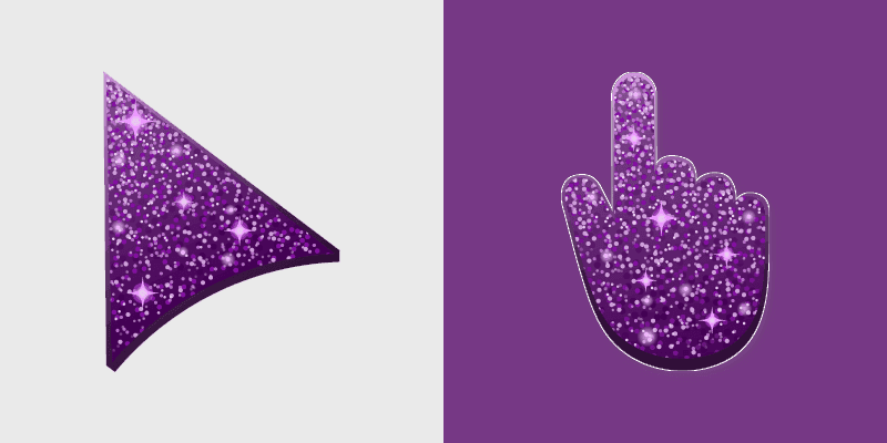 Dark Purple Glitter