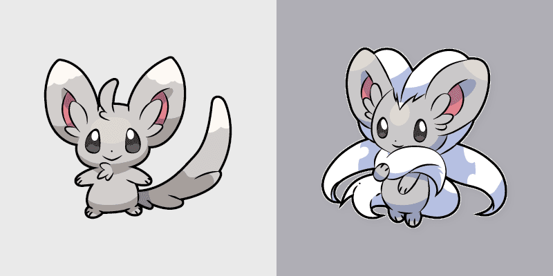 Minccino and Cinccino