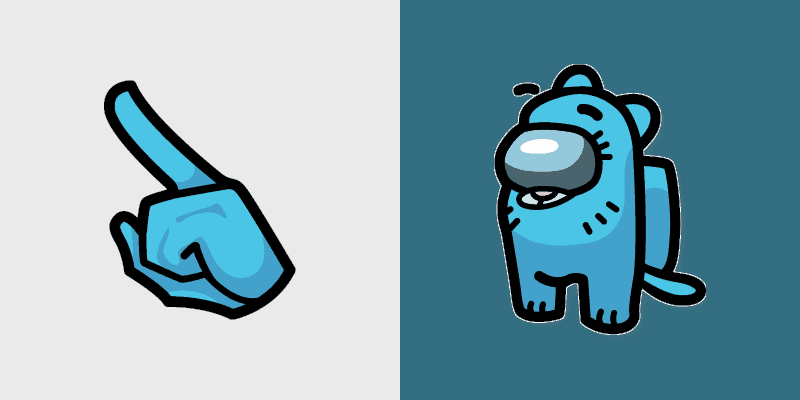 Custom Cursor Pack - Among Us Nicole Watterson