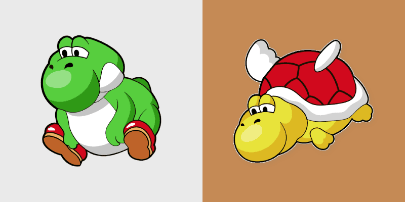 Custom Cute Yoshi Mouse Cursor Pack