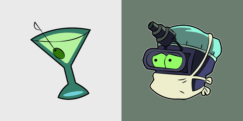 Custom Cursor Pack: Futurama's iHawk