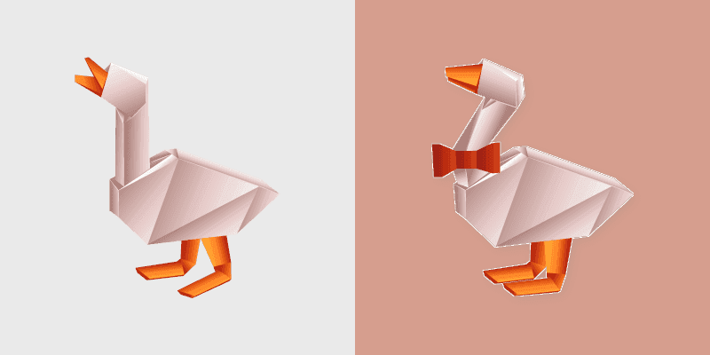 Origami Goose