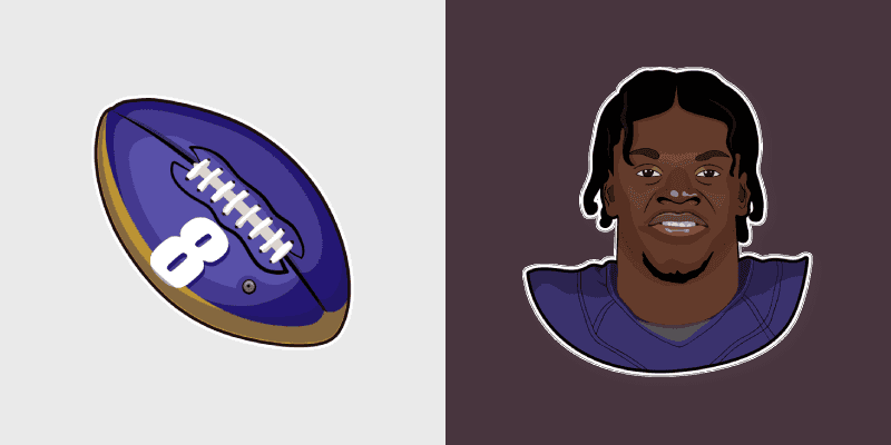 Custom Cursor Collection - Lamar Jackson Edition