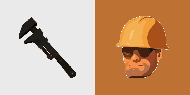 Cute Cursor Pack - TF2 Engineer & Wrench
