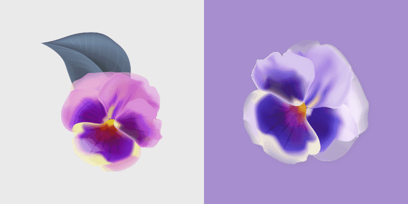 Cute Pansy Cursor Pack