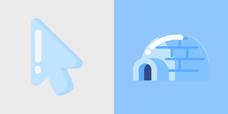 Minimal Blue Igloo