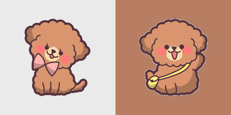 Charming Cute Maltipoo Custom Cursor