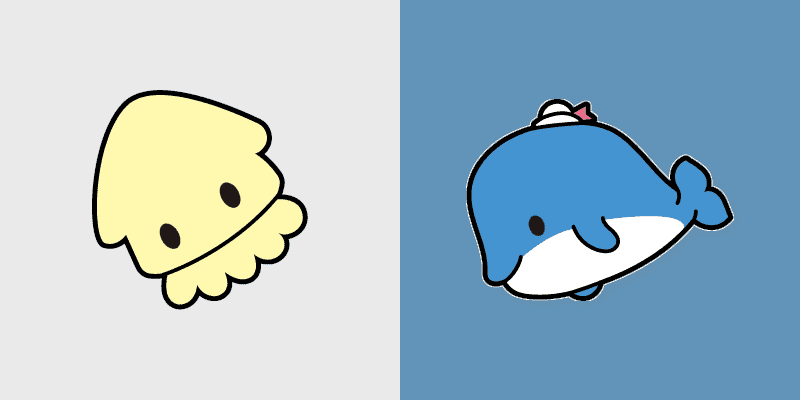Captain Willy the Whale Cute Cursor Pack