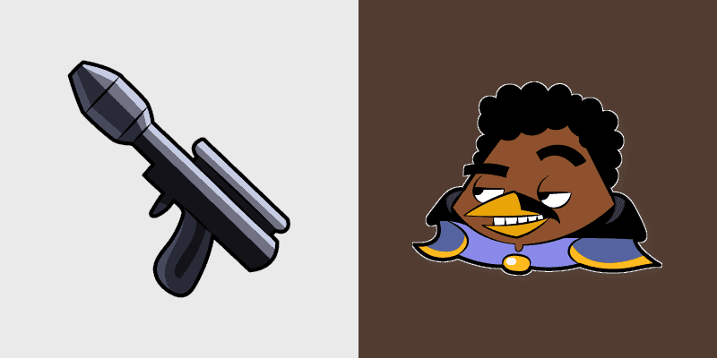 Lando's Cute Angry Birds Star Wars Cursor Pack