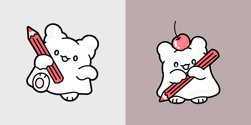 Hanamaruobake Cute Cursor Pack