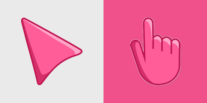 Cute Cerise Cursor Pack