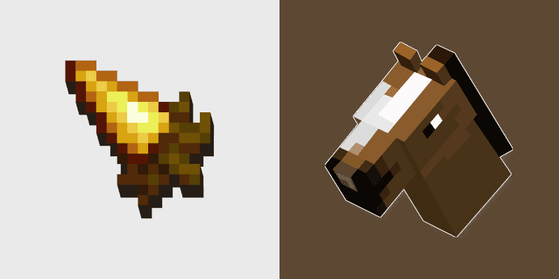 Golden Carrot Horse