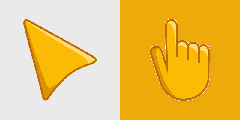 Goldenrod Cute Cursor Pack