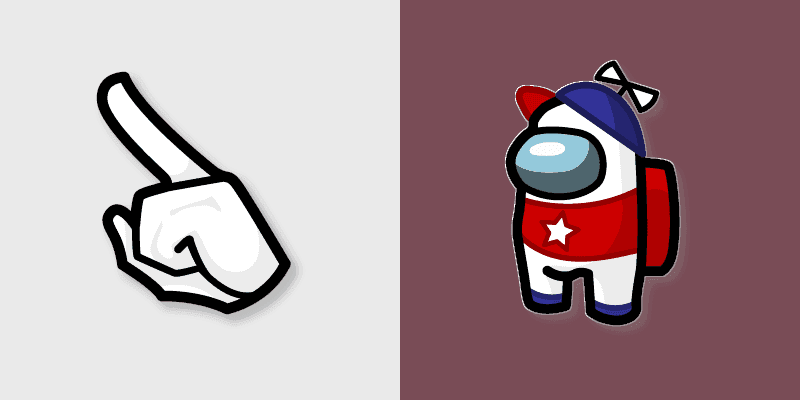 Custom White Homestar Runner Cursor Pack