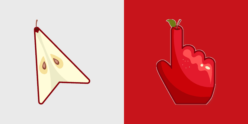Crisp Apple Cursor Pack