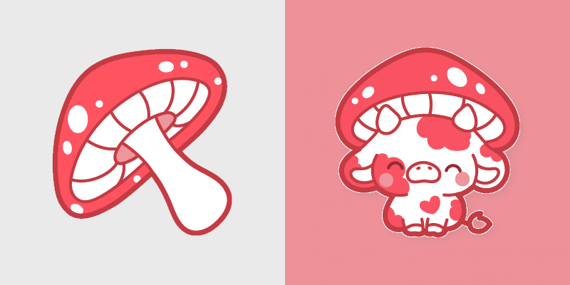 Whimsical Mushroom
